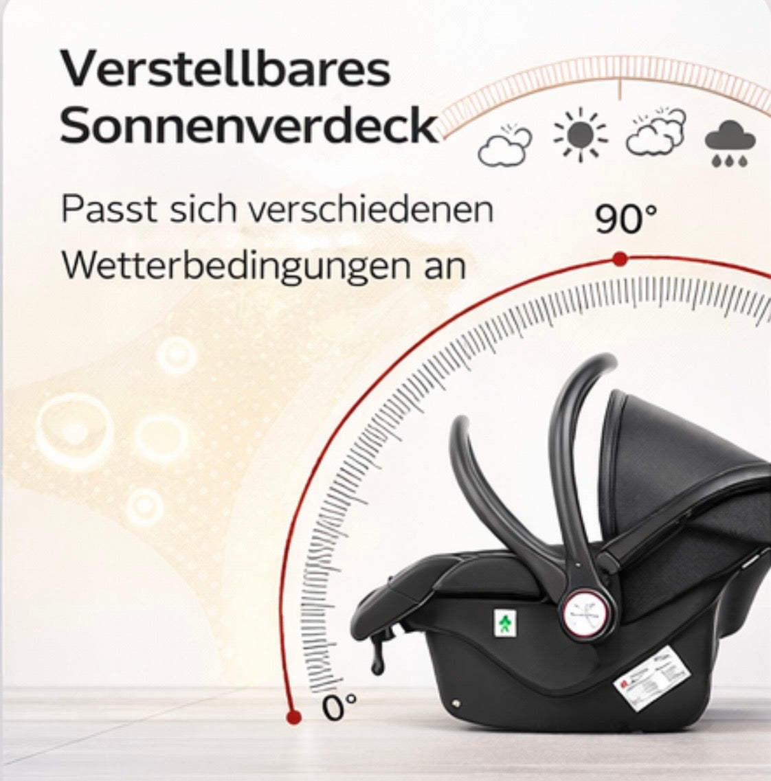 3-in-1 Baby Kinderwagen mit Babyschale – Luxus Stroller für Neugeborene & Kleinkinder