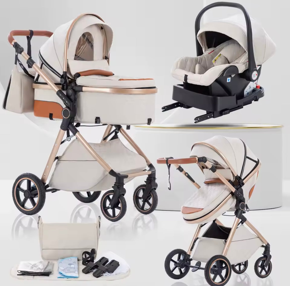 Nestino Premium 3-in-1 Kinderwagen – Komfort, Sicherheit & Flexibilität