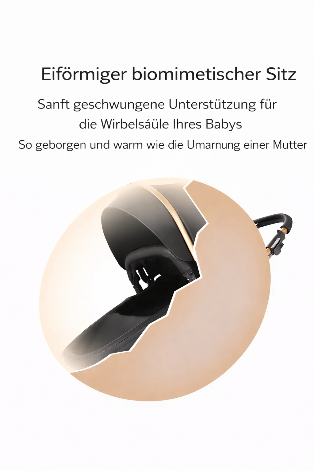 3-in-1 Baby Kinderwagen mit Babyschale – Luxus Stroller für Neugeborene & Kleinkinder