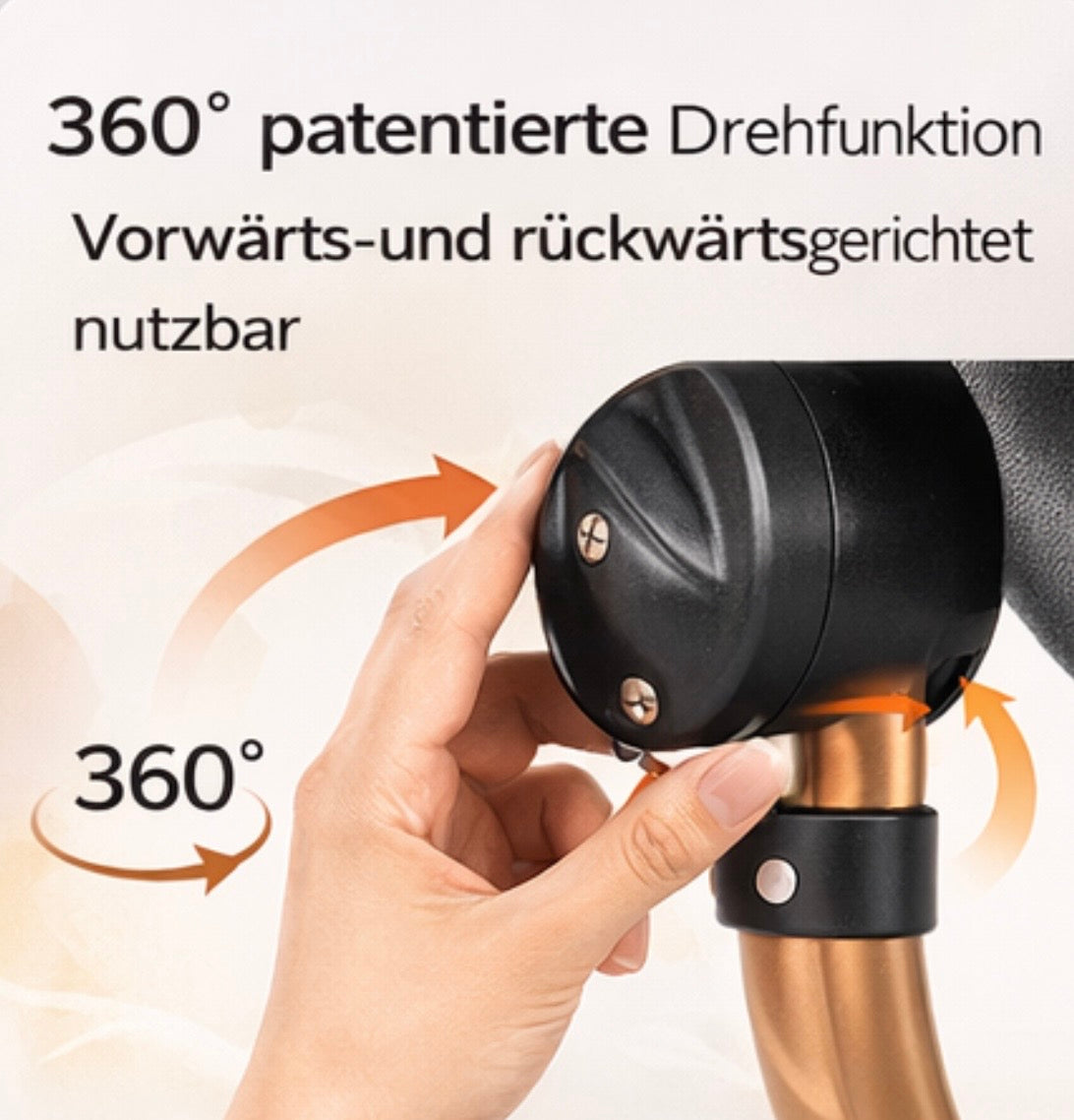 3-in-1 Baby Kinderwagen mit Babyschale – Luxus Stroller für Neugeborene & Kleinkinder