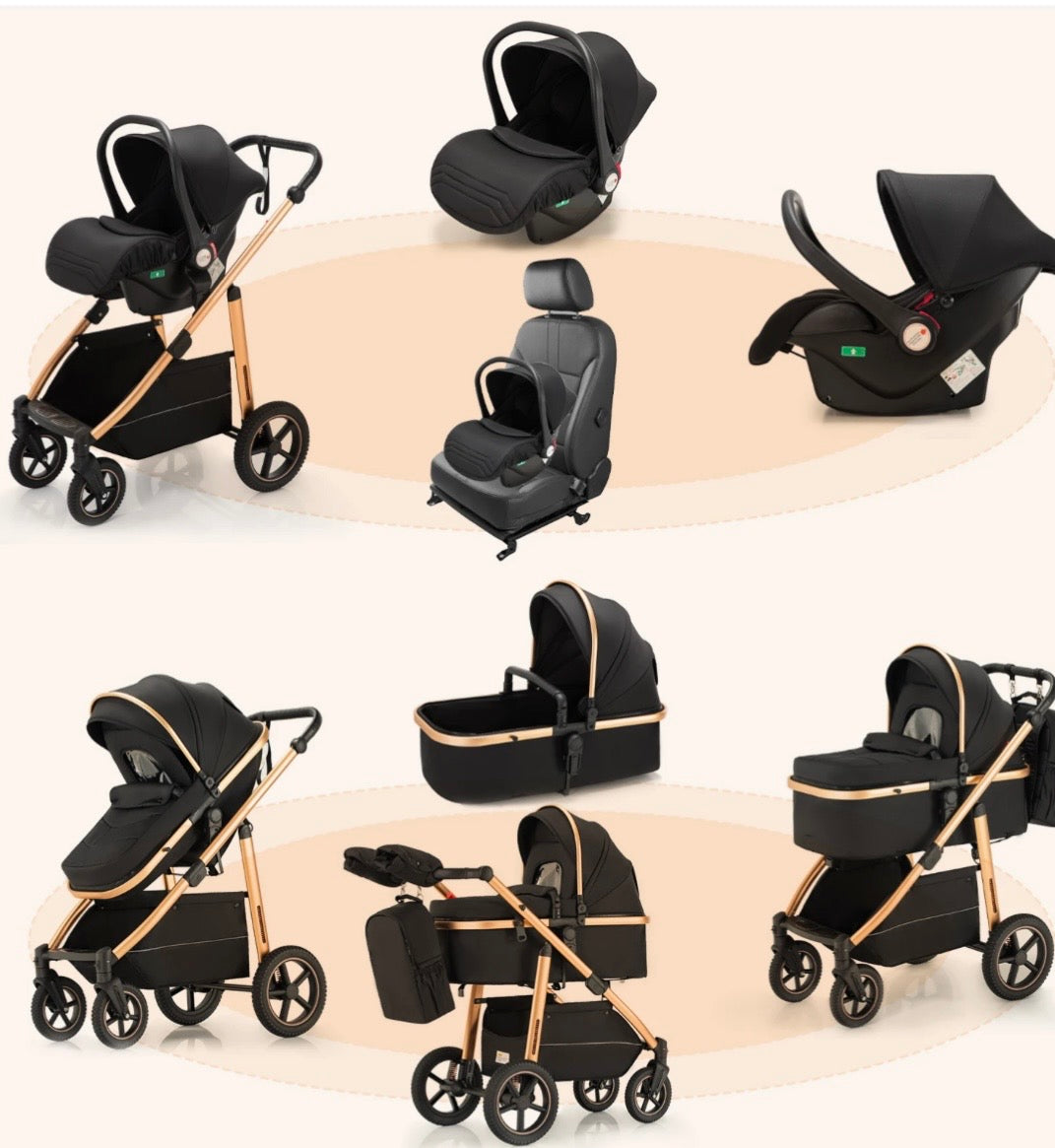 BABYFLOW COMFORT – Wendbarer 3-in-1 Kinderwagen