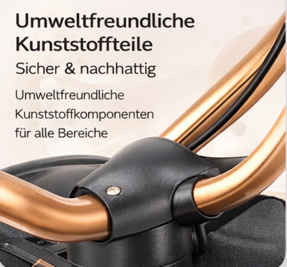 3-in-1 Baby Kinderwagen mit Babyschale – Luxus Stroller für Neugeborene & Kleinkinder