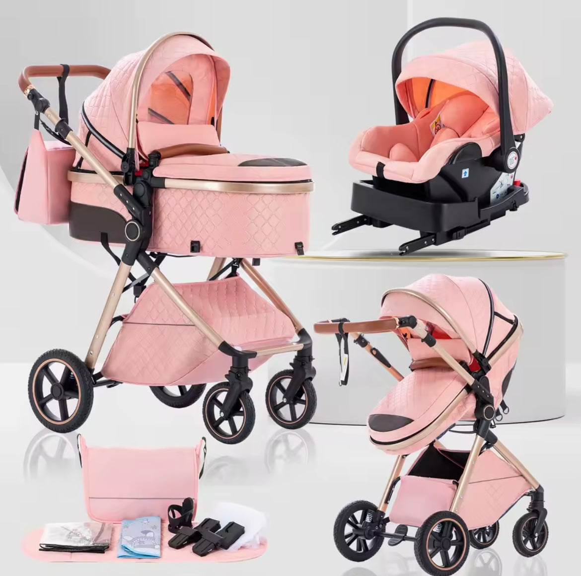Nestino Premium 3-in-1 Kinderwagen – Komfort, Sicherheit & Flexibilität