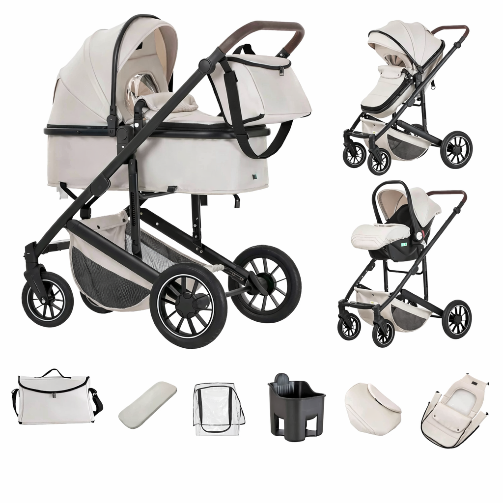 BABYFLOW COMFORT – Wendbarer 3-in-1 Kinderwagen