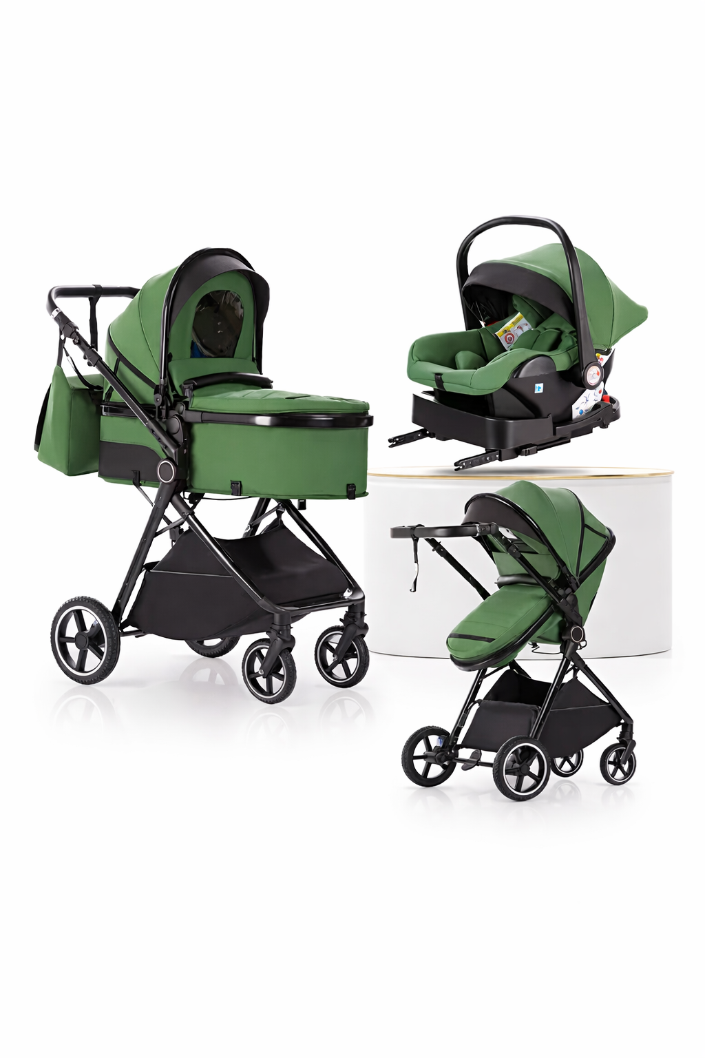 Nestino Premium 3-in-1 Kinderwagen – Komfort, Sicherheit & Flexibilität