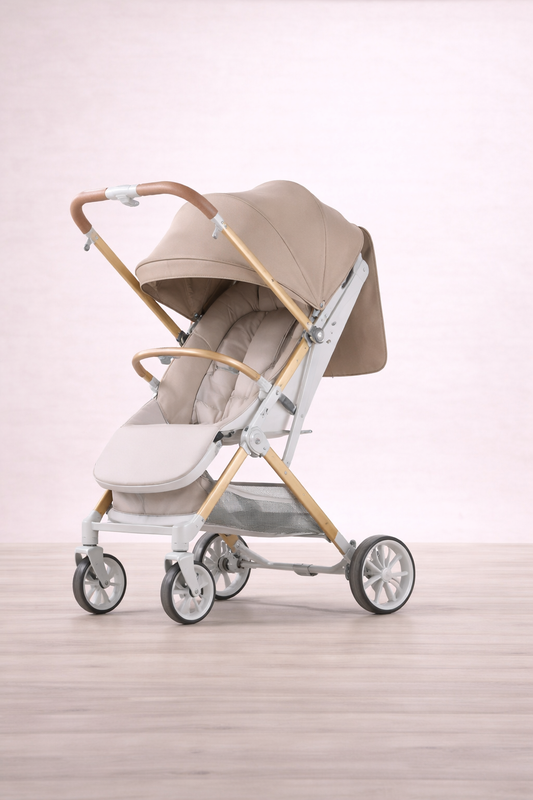 Buggy "Flexi" – Wendbarer Buggy ab Geburt, Einhand-Faltmechanismus, höhenverstellbarer Teleskopgriff