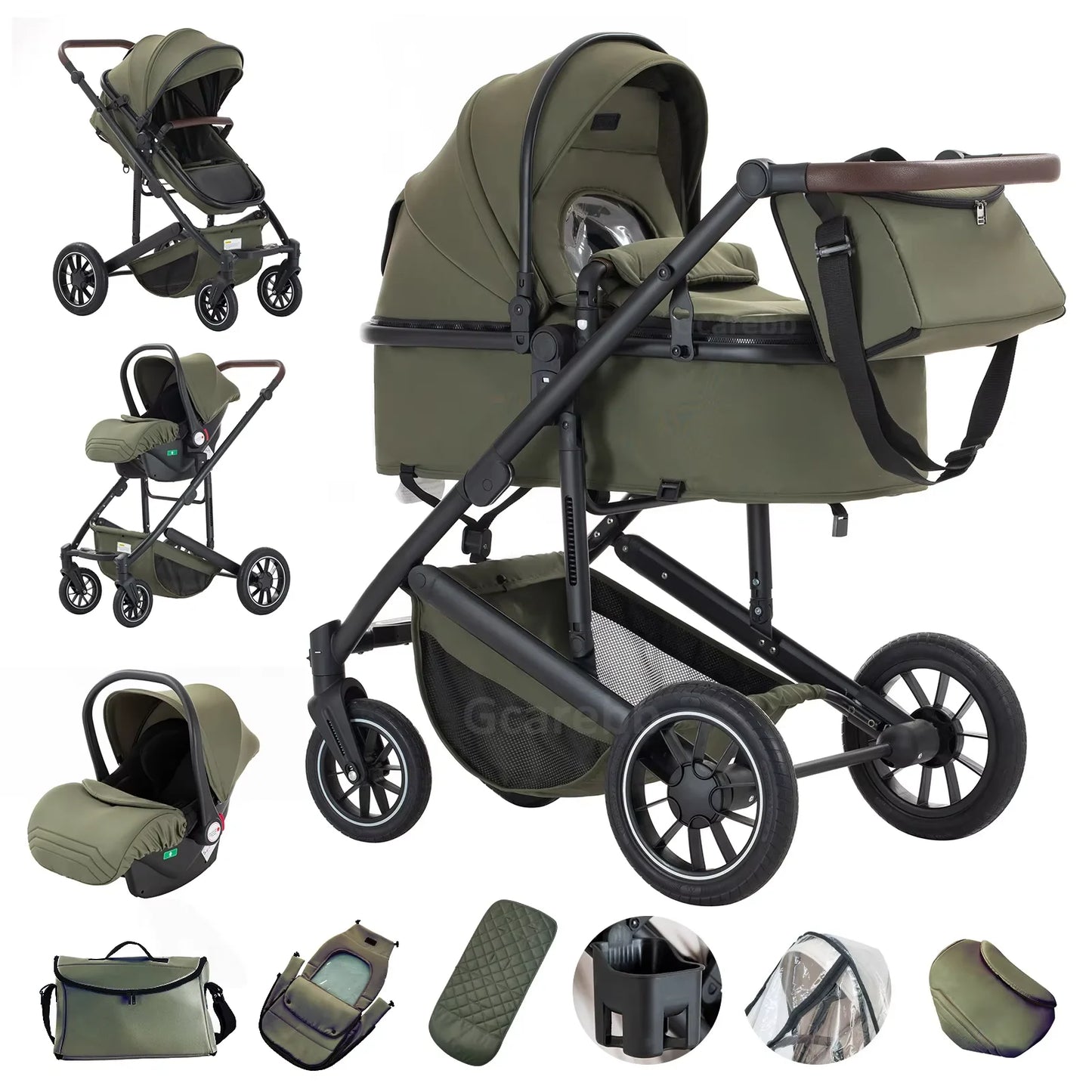 BABYFLOW COMFORT – Wendbarer 3-in-1 Kinderwagen